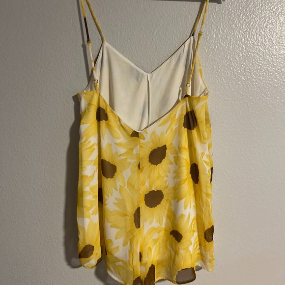 Show Me Your Mumu Women's Yellow Mumu Sunflower Romper Size Medium - Picture 6 of 13
